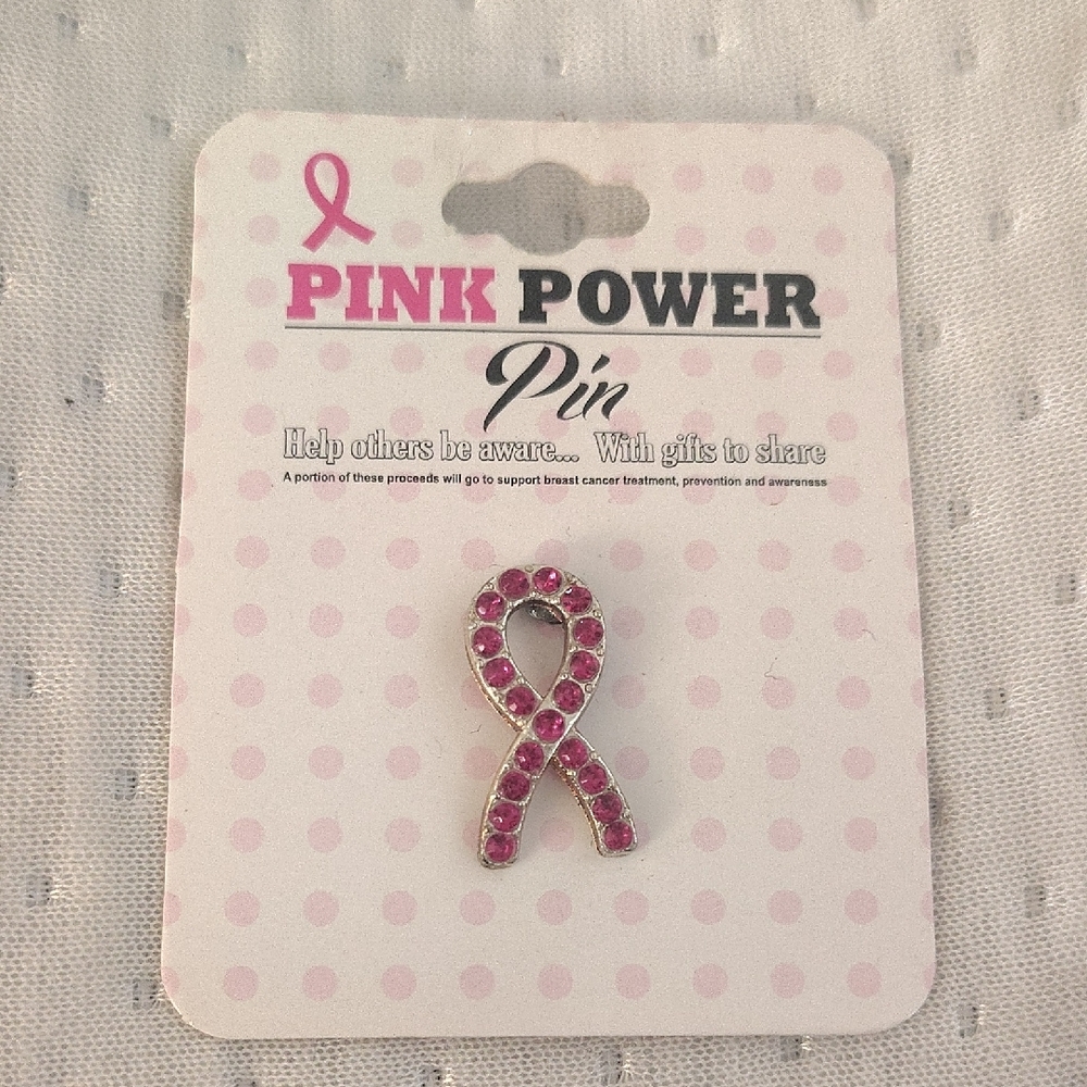 Pin - Pink Ribbon Jewelry